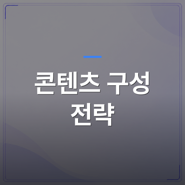 콘텐츠 구성 전략 - 검색 상위노출 콘텐츠 구성 전략, 글 구조부터 바꿔야 순위가 바뀐다 | AUTO-BRANDING
